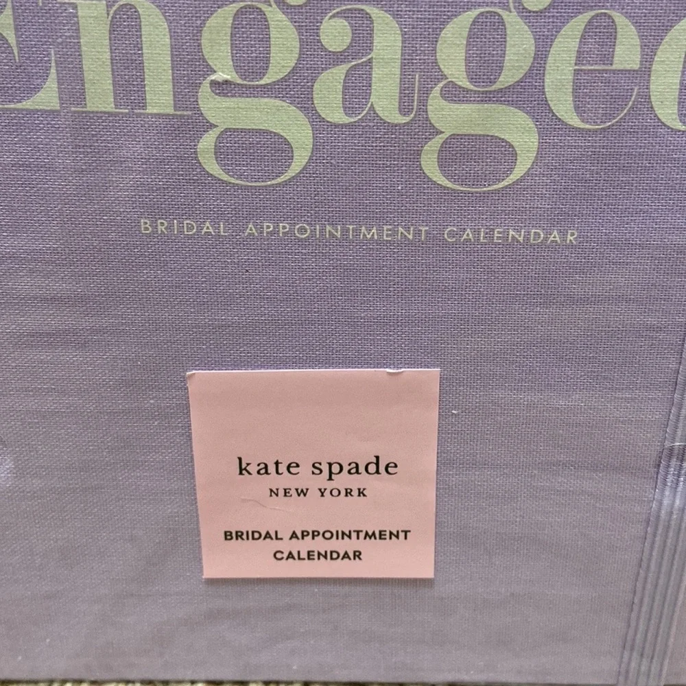 Kate Spade Bride Calendar